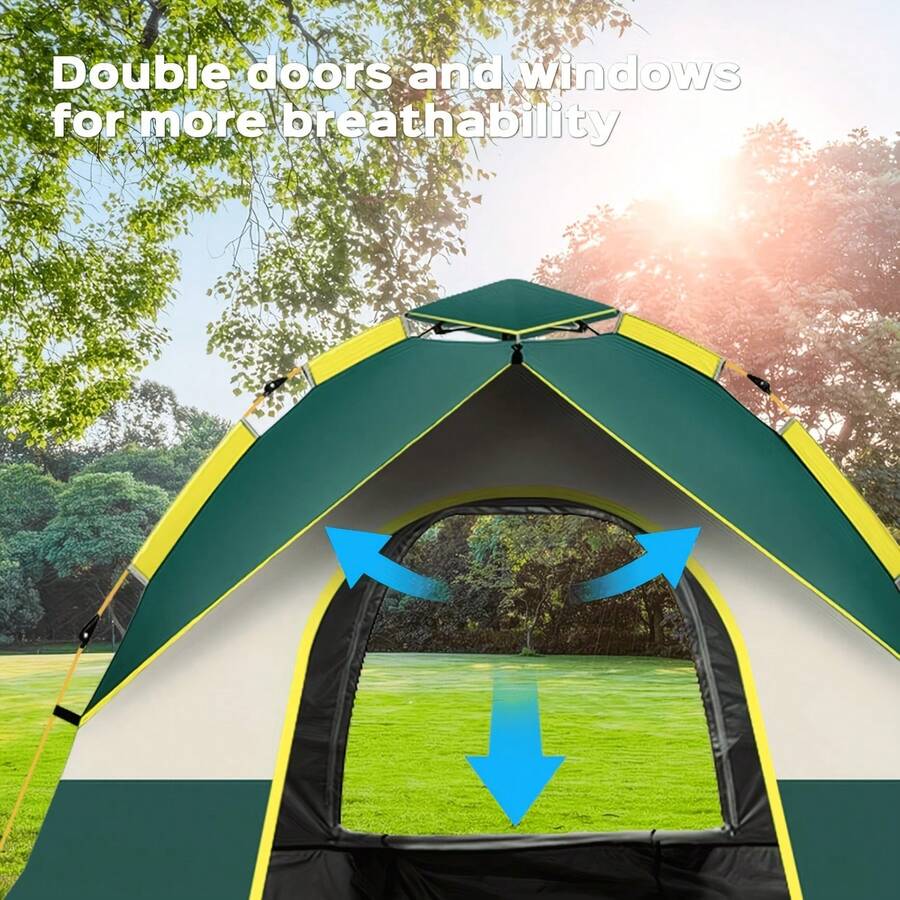 自動ポップアップキャンプテント – 4シーズン対応、メッシュ - Grow Tent 4X4 のレビューと価格