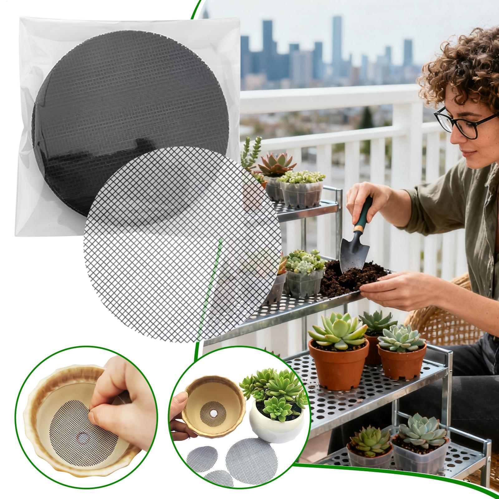 50枚入り排水メッシュスクリーン3インチ根保護ネット、植木鉢 - Net Pot 3 Inch のレビューと価格