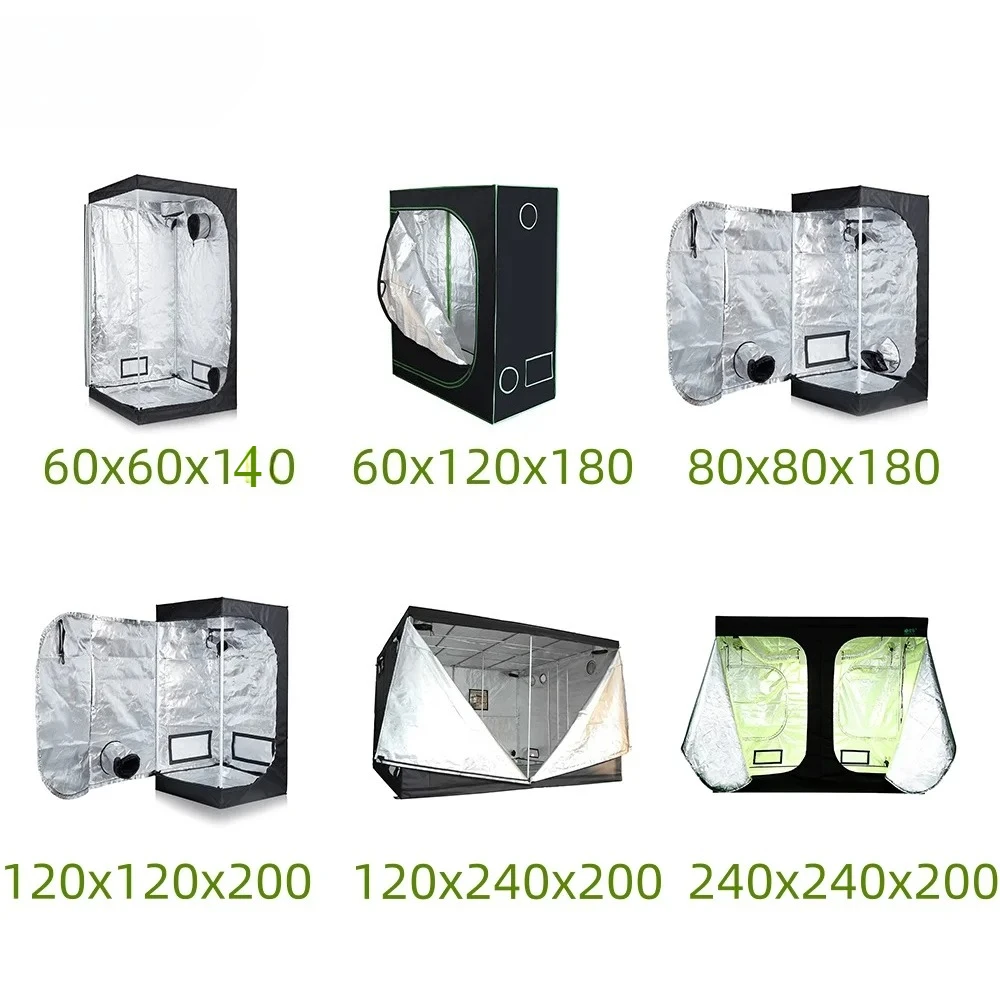 60x60x140CM 600D 水耕栽培用グロウボックス  - Grow Tent 4X4 のレビューと価格