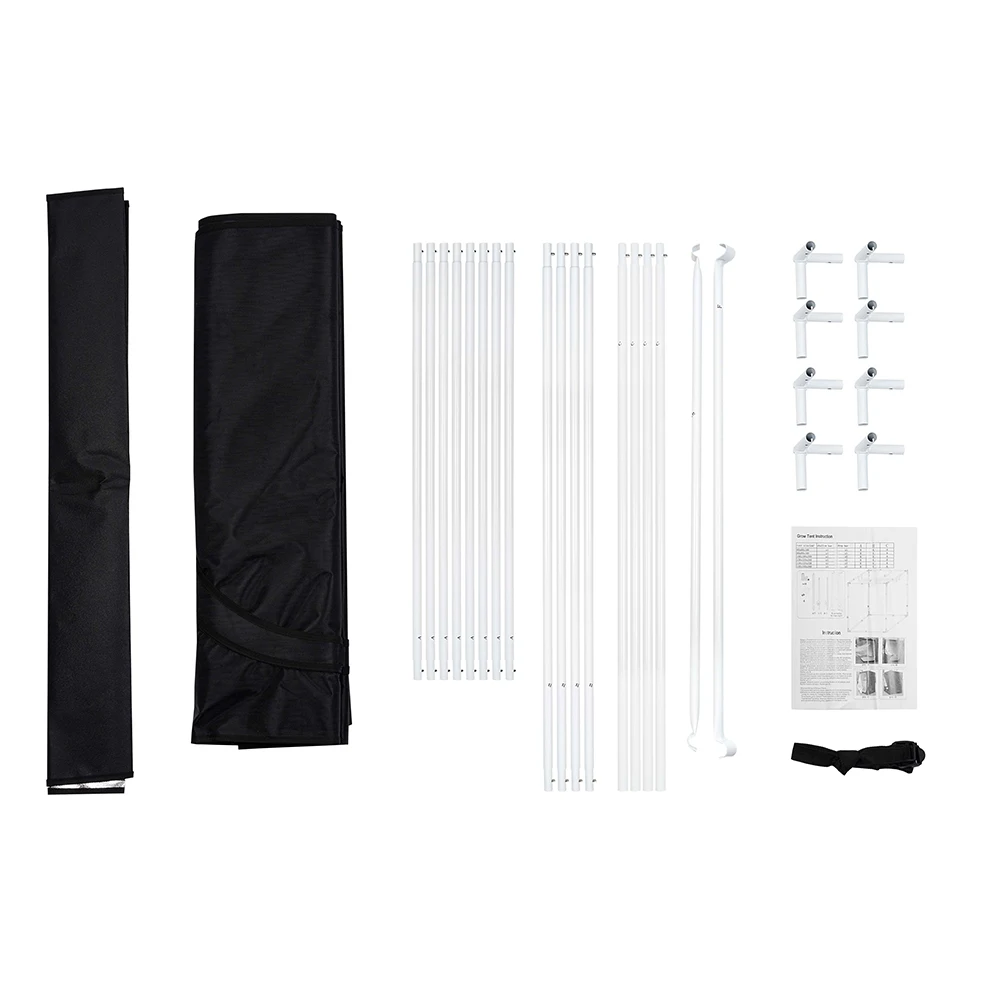 60x60x140CM 600D 水耕栽培用グロウボックス  - Grow Tent 4X4 のレビューと価格