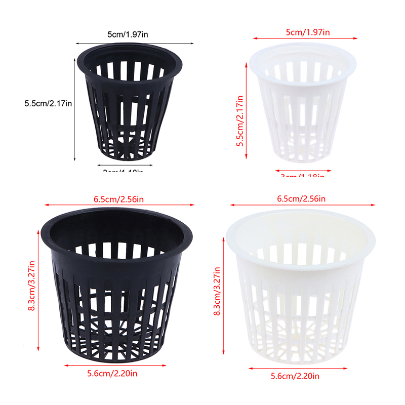 水耕栽培カップ,10個,2 /3インチ,植物用メッシュポット - Net Pot 3 Inch のレビューと価格